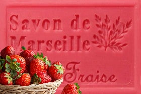 Fraise - Savon de Marseille - BIO